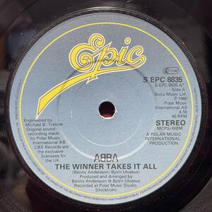 ◆UKorg7”s!◆ABBA◆THE WINNER TAKES IT ALL◆