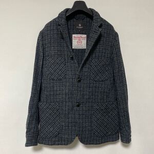  美品 Harris tweed beauty&youth ウール ジャケット L ハリス ツイード ビューティー&ユース アローズ arrows