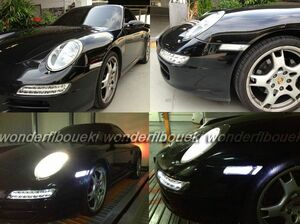 ポルシェ 911 997 LED サイドマーカー　クリアレンズ