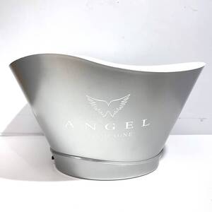 (志)【動作品】ANGEL/エンジェル シャンパンクーラー ワイン ボトル シャンパーニュ シルバー色 アイスバケツ LEDライト付 (o)0118C