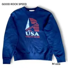 GOOD ROCK SPEED 別注USA YACHT CLUB SWEAT M