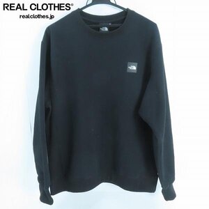 ☆THE NORTH FACE/ノースフェイス スクエア ロゴ クルーネック スウェット トレーナー NT62231/L /000