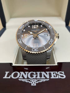 LONGINES HYDROCONQUEST ロンジン ハイドロコンクエスト　L3.780.3.78.9　美品　ベルト付き　ダイバーズウォッチ