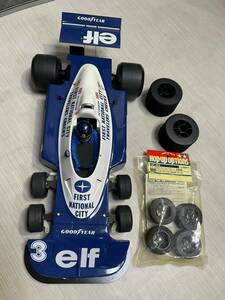 現状 TAMIYA タイレル ラジコン RC タミヤ シ6輪 当時物。ジャンク品