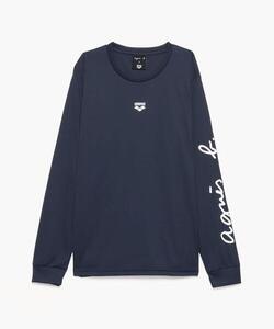 「agnes b.」 長袖カットソー「arenaコラボ」 SMALL ネイビー レディース