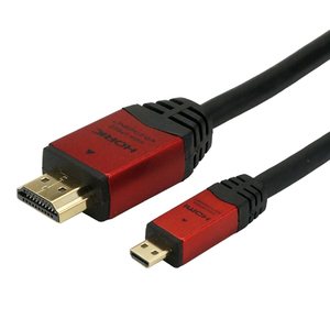 HORIC HDMI MICROケーブル 5m レッド HDM50-073MCR