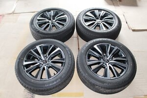 新車外し　ハリアー　80系　純正タイヤホイール4本セット　18×7.0+35　ダンロップ　225/60R18