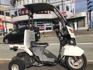 ホンダ・ジャイロキャノピー・ＴＡ０２・２サイクル・外装バキバキですが中身は整備されております。