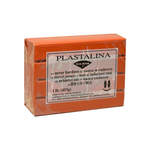 MODELING CLAY(モデリングクレイ)　PLASTALINA(プラスタリーナ)　粘土　テラコッタ　1Pound　3個セット /a