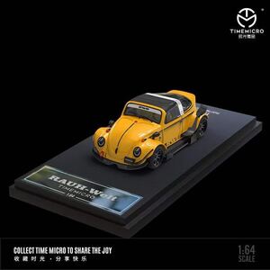 1/64 timemicro RWB Beetle ビートル　黄色