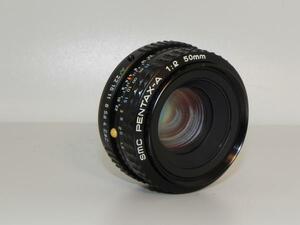 **中古品　smc PENTAX-A 50mm / f 2 レンズ*