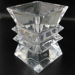 未使用　Baccarat バカラ　Colombine Vase 90　ネーム文字沢山入り　本体のみお安くどうぞ