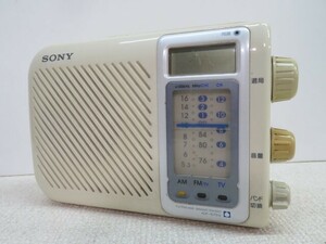 ■SONY ICF-S75V FM/AMラジオ ソニー ポータブルラジオ ジャンク 10934 SA■！！