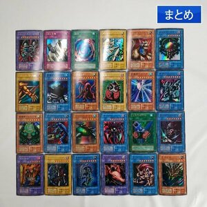 sD879q [まとめ] 遊戯王 初期 キラ 計24枚 ブラック・デーモンズ・ドラゴン 神の宣告 融合 ダンシング・エルフ 他