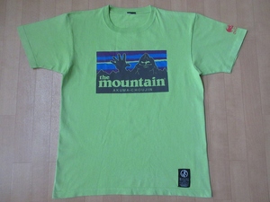 バンバンビガロ キン肉マン コラボ ザ・魔雲天 フィッツロイ ロゴ Tシャツ M位 the mountain PATAGONIA風 パタゴニア パロディ 悪魔超人