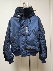 ダブルタップス　wtaps S フライトジャケット N-2B ネイビー