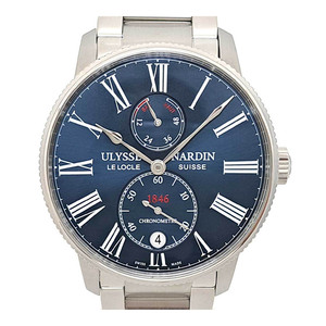 ユリスナルダン マリーン トルピユール パワーリザーブ 1183-310/43 自動巻き ステンレススティール メンズ Ulysse Nardin 中古 【時計】