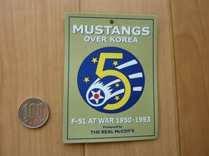 ☆Real McCOY’s マグネットシート:MUSTANGS F-51:送料無料