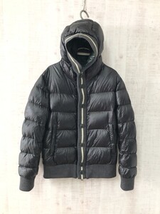 国内正規品■MONCLER モンクレール CESAR セザール ダウンジャケット ダウンパーカ サイズ0 ブラック ロゴワッペン付