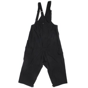 23ss Yohji Yamamoto POUR HOMME 変形サスペンダーオーバーオール 定価168,300円 size1 Black HZ-D06-100 ヨウジヤマモト プールオム