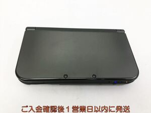 【1円】Newニンテンドー3DSLL 本体 メタリックブラック RED-001 初期化/動作確認済 画面ヤケ 3DS LL N03-304kk/F3