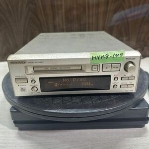 MYM9-140 激安 MDレコーダー ONKYO MD-105 MINIDISC RECORDER 通電OK 中古現状品 ※3回再出品で処分