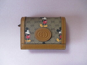 Gucci × Disney 二つ折り 財布 国内正規品 未開封品