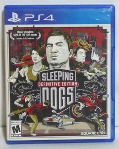 【PS4】 Sleeping Dogs: Definitive Edition　スリーピングドッグス [輸入版]