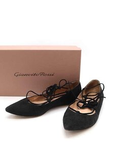 Gianvito Rossi ジャンヴィト ロッシ 15AW CAMOSCIO BLACK スエードパンプス ブラック 36 ITO00LM43592