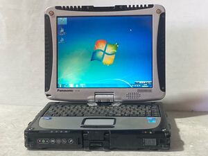 筐体破損 Panasonic TOUGHBOOK CF-19 Core i5 U540 1.2GHz/Windows7 メモリ2GB/ HDD160GB 10.4インチ　ジャンク1250