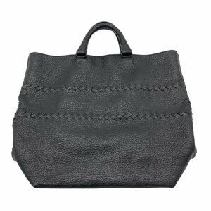 A619●BOTTEGA VENETA / ボッテガ ヴェネタ● レザー イントレチャート トートバッグ■