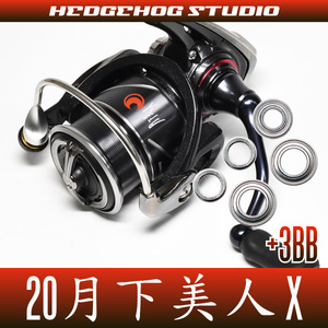 【ダイワ】20月下美人X LT1000S-P, LT2000S-P, LT2000S用 MAX8BB フルベアリングチューニングキット【SHGプレミアムベアリング】/.