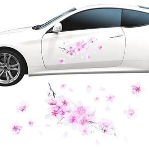 【UNENAKA】 車のステッカー 桜ステッカー （洗車の際も安心の防水仕様） 車 ステッカー 防水 桜 「車以外にも バイク パソコン などの様々