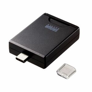 UHS-II対応SDカードリーダー USB Type-Cコネクタ UHS-II対応 コネクタキャップ付 ADR-3TCSD4BK サンワサプライ 送料無料 新品
