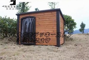 犬小屋　ニューエイジペット ドッグハウス　ラスティックロッジドッグハウスM 犬小屋 屋外 おしゃれ