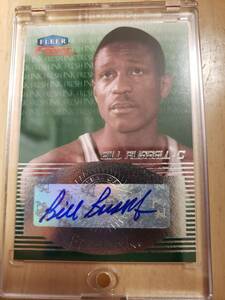 レア SP サイン 2012 -13 Fleer Retro Focus BILL RUSSELL Auto / ビル ラッセル Autograph (11x NBA Champions)