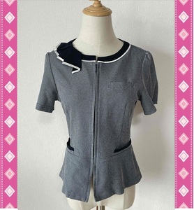 ※Cランク※【中古】PATRICOX_9号オーバーブラウス　50971/パトリックコックス/かわいいOL会社制服/おしゃれ事務服