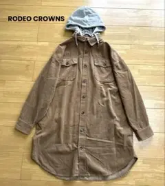 RODEO CROWNS ロデオクラウンズ コーデュロイ フード付き ワンピース