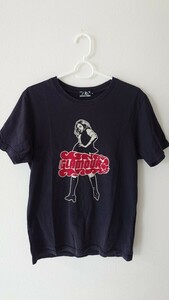 ヒステリックグラマー　HYSTERIC GLAMOUR　VIXENGIRL　Tシャツ　プリント　黒　ブラック　サイズＳ　送料無料　3