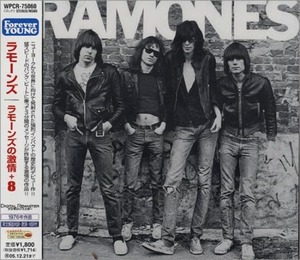 ＊中古CD THE RAMONES/ラモーンズの激情+8 1976年作品1st+ボーナストラック収録国内盤 リマスター仕様 米国/NYCパンクロック PATTI SMITH