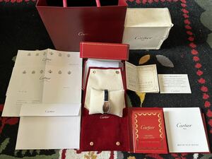 極美品 カルティエ Cartier 18K WHITE GOLD TONNEAU WATCH 国際保証書付き ワンオーナー オーバーホール済み 完品