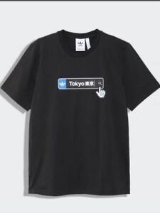 東京KC Tシャツ TOKYO KC TEE 東京 キーシティ T オリンピック 限定 新品 黒 メンズ L オリジナルス originals ブラック 半袖 グラフィック