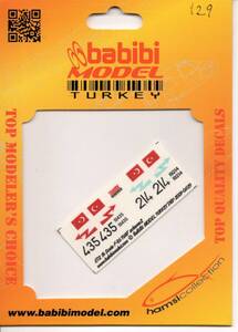 1/72 babibi MODEL　バビビモデル Dbt-01129 F-86 Sabre Turaf Decal Set 2