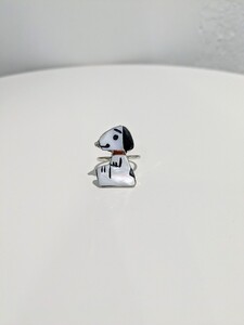 Shenel Comosona Zuni SNOOPY Ring #16　ズニ族　インディアンジュエリー　シルバー　リング　スヌーピー