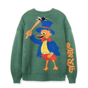 XL Brain Dead Brain Duck Novelty Knit Sweater ニット セーター ブレインデッド