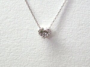 ★可愛い■特価品■ネックレス■ダイヤ合計０．２０ｃｔ■プラチナPt900■２．４ｇ■４５ｃｍ■中古品■