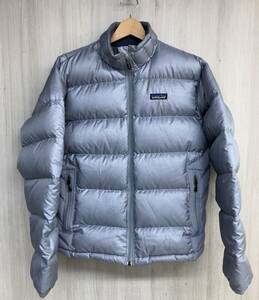 Patagonia パタゴニア ダウンジャケット [84601F6] グレー シャドウチェック インサレーショングースダウン ヴィンテージ メンズ [S]