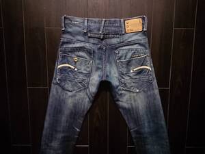 G-STAR RAW♪BLADE SLIM♪ジースター♪ウォッシュ＆ダメージ♪傑作♪希少♪W29 L32♪50220 2886 1368