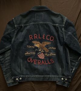 【希少】極美品 世界100着限定 RRL TOKYO LIMITED EDITION 2nd DENIM JACKET ダブルアールエル リミテッド セカンド デニムジャケット L