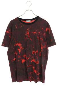 ディオールオム Dior HOMME 16AW 633J654K8711 サイズ:L 総柄プリントTシャツ 中古 BS99